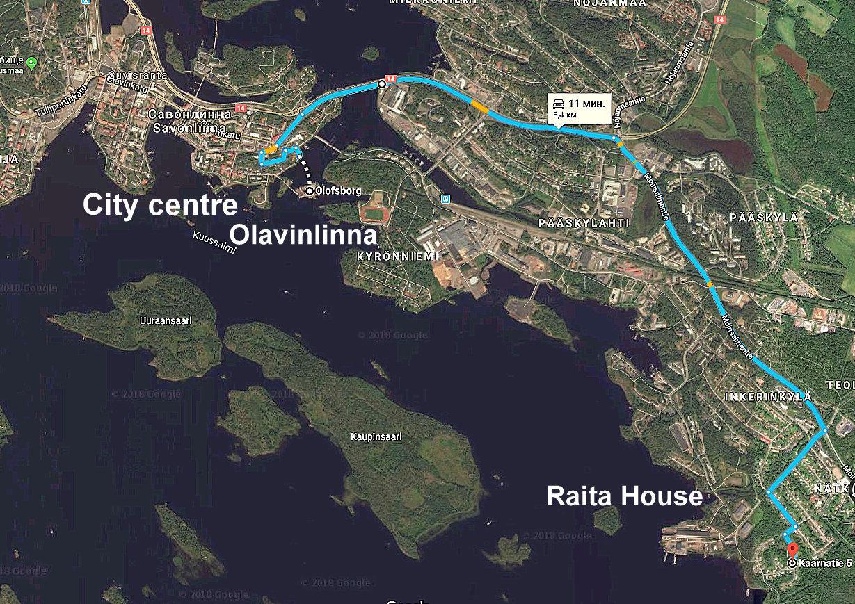 Raita House Aparthotel Savonlinna Ngoại thất bức ảnh